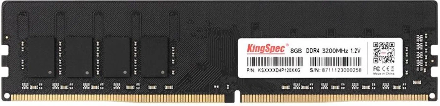 Память DDR4 8Gb 3200MHz Kingspec CL17 (KS3200D4P12008G) RTL