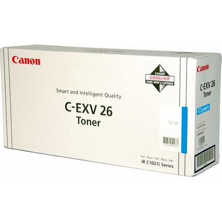 Тонер Canon C-EXV26 Cyan, к IRC-1021/1022/1028, рес. 6000 стр. <плохая упаковка>