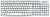 Клавиатура Dareu LK185 White <проводная USB 1.5м/классическая/104 клавиши/441x147x22мм/белый>